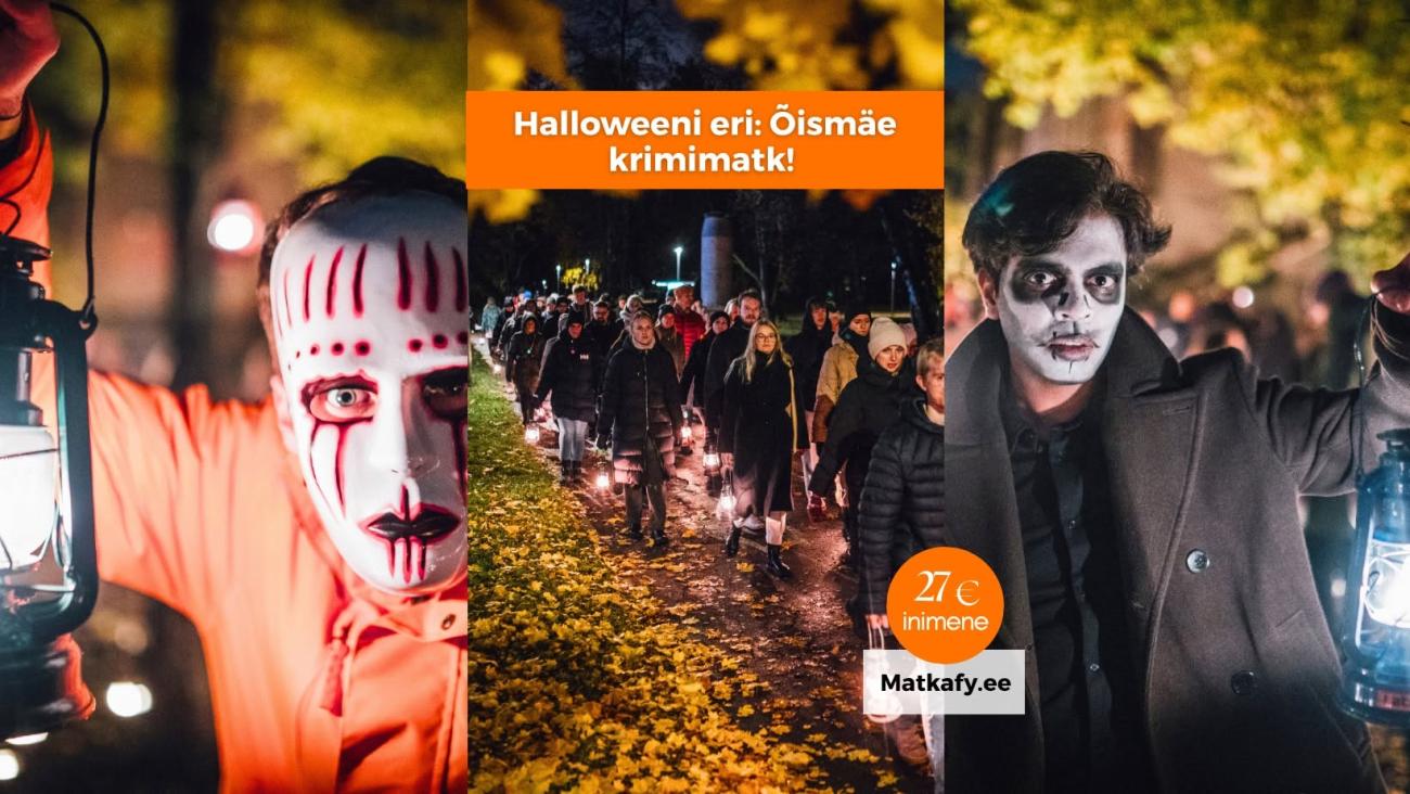 Криминальная прогулка на Хэллоуин в Õismäe